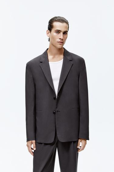 ブレザー グレー 灰色 メンズ 最新コレクション Zara 日本 ブレザー グレー 灰色 メンズ 最新コレクション Zara 日本