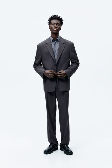 Image 0 of PLEATED SUIT TROUSERS from Zara