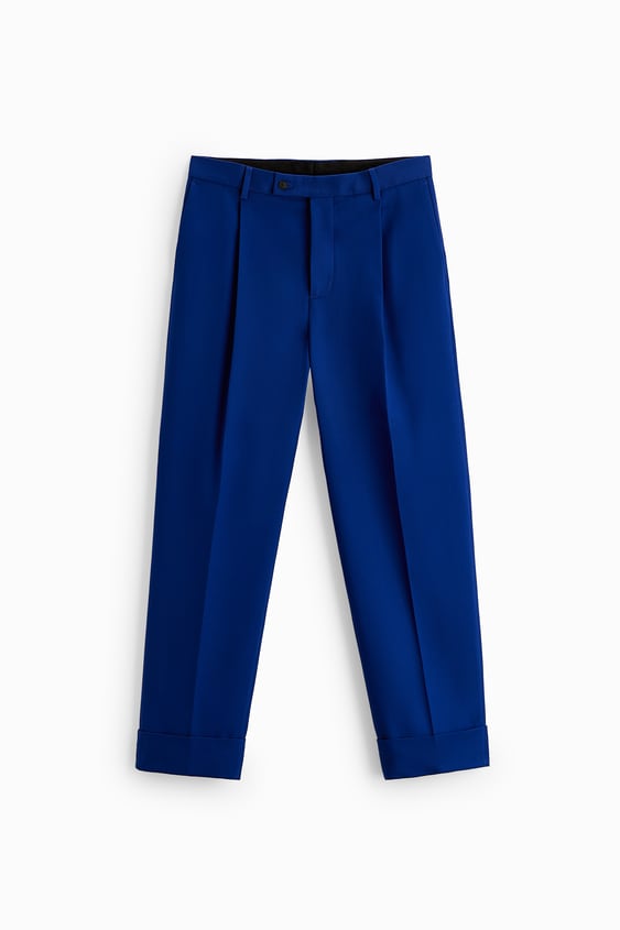 zara.com | Pleated Suit Trousers