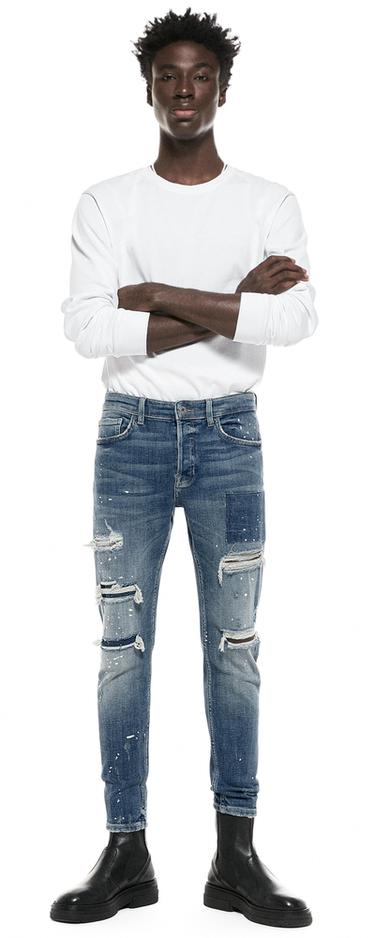 Men S Ripped And Distressed Jeans Zara United States Men S Ripped And Distressed Jeans Zara United States