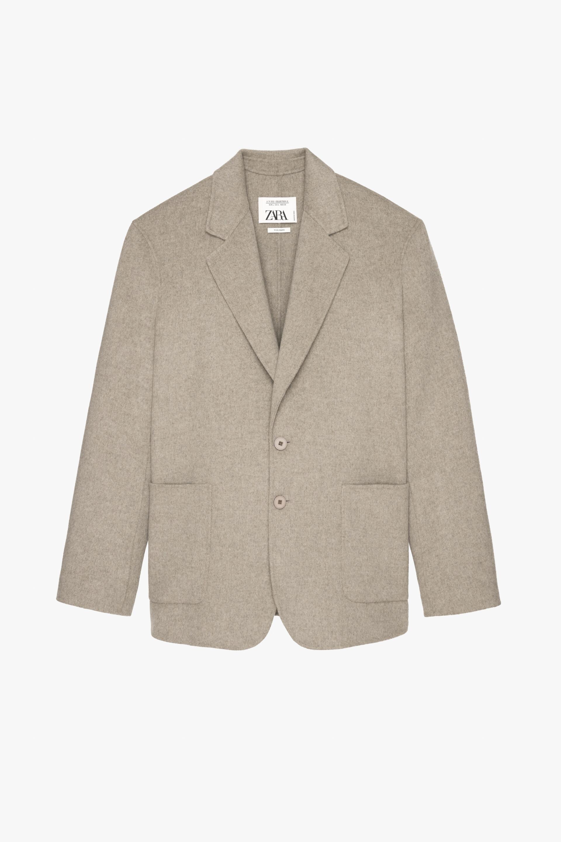 Zara wool overshirt clearance