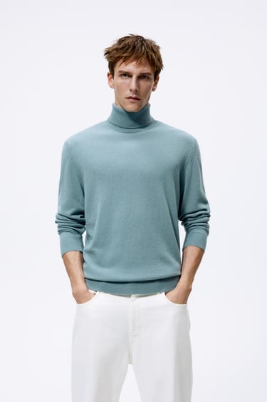 Image 0 of FUNNEL NECK SWEATER from Zara
