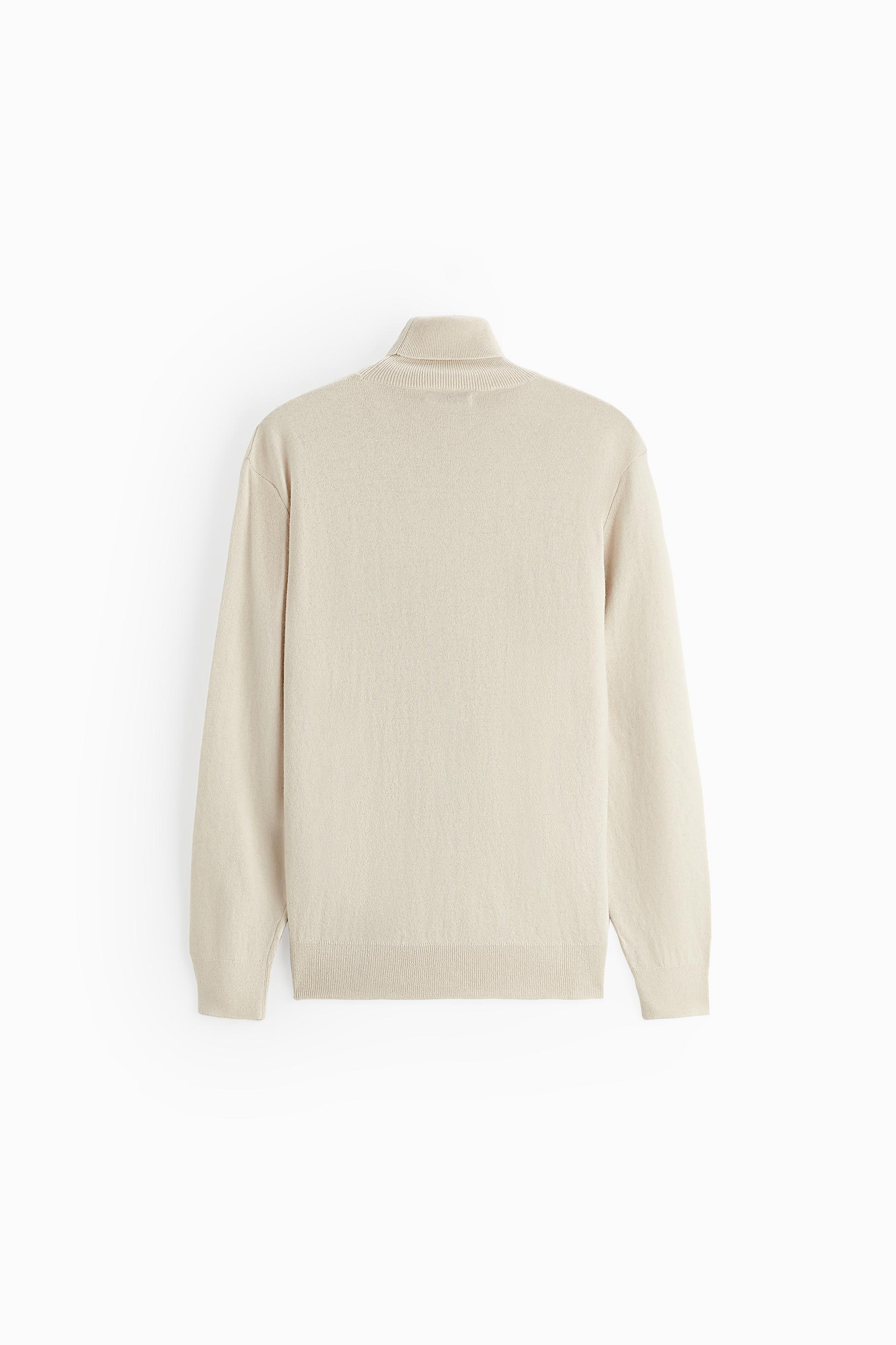 TURTLENECK SWEATER - Ecru | ZARA United 