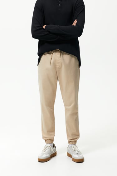 Image 0 of SLIM FIT JOGGING TROUSERS from Zara