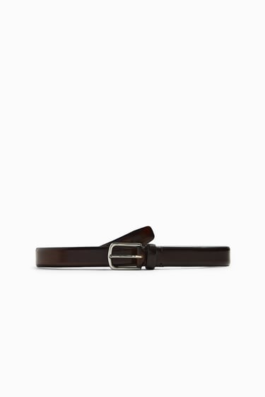Image 0 of LEATHER BELT from Zara