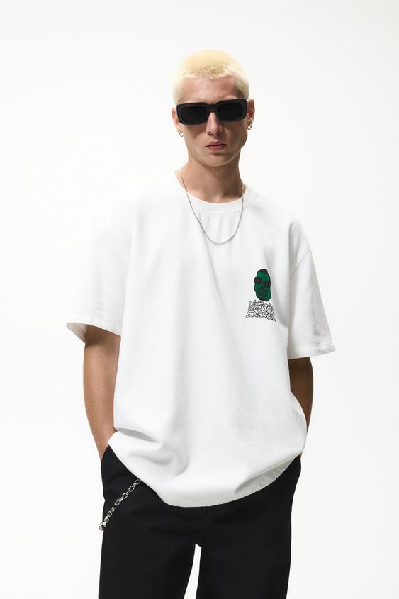 Zara white tshirt clearance