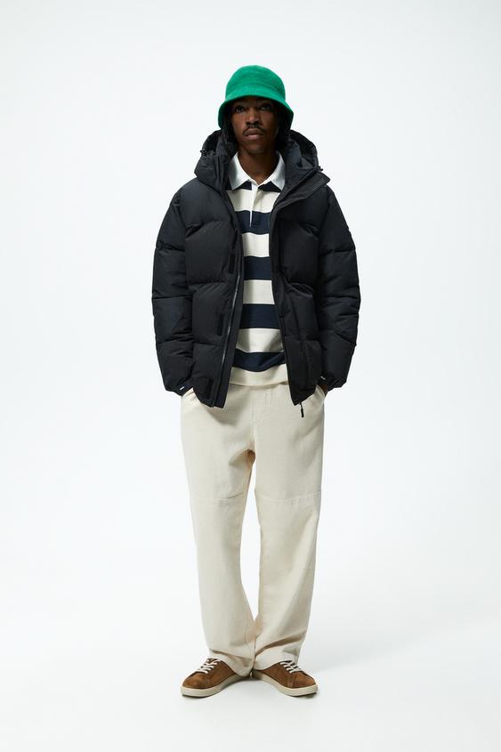 Zara man water repellent jacket Clearance