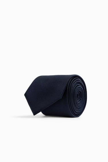 Image 0 of BASIC WIDE OTTOMAN TIE from Zara