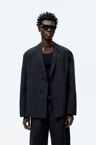 Image 0 of SUIT TECHNICAL BLAZER from Zara