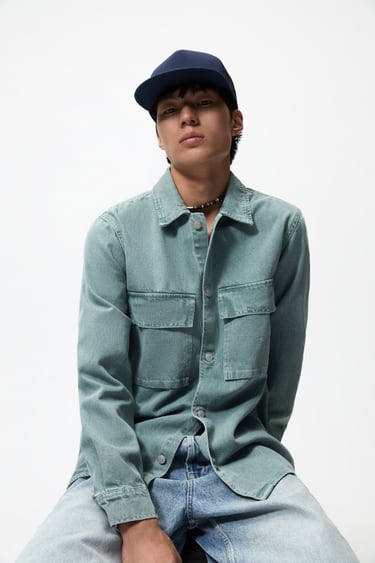Image 0 of OVERSHIRT WITH POCKETS from Zara