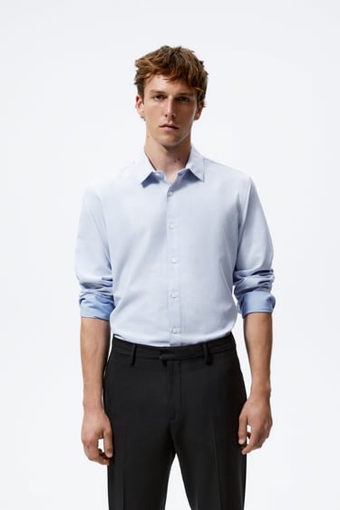 Image 0 of EASY CARE TEXTURED SHIRT from Zara