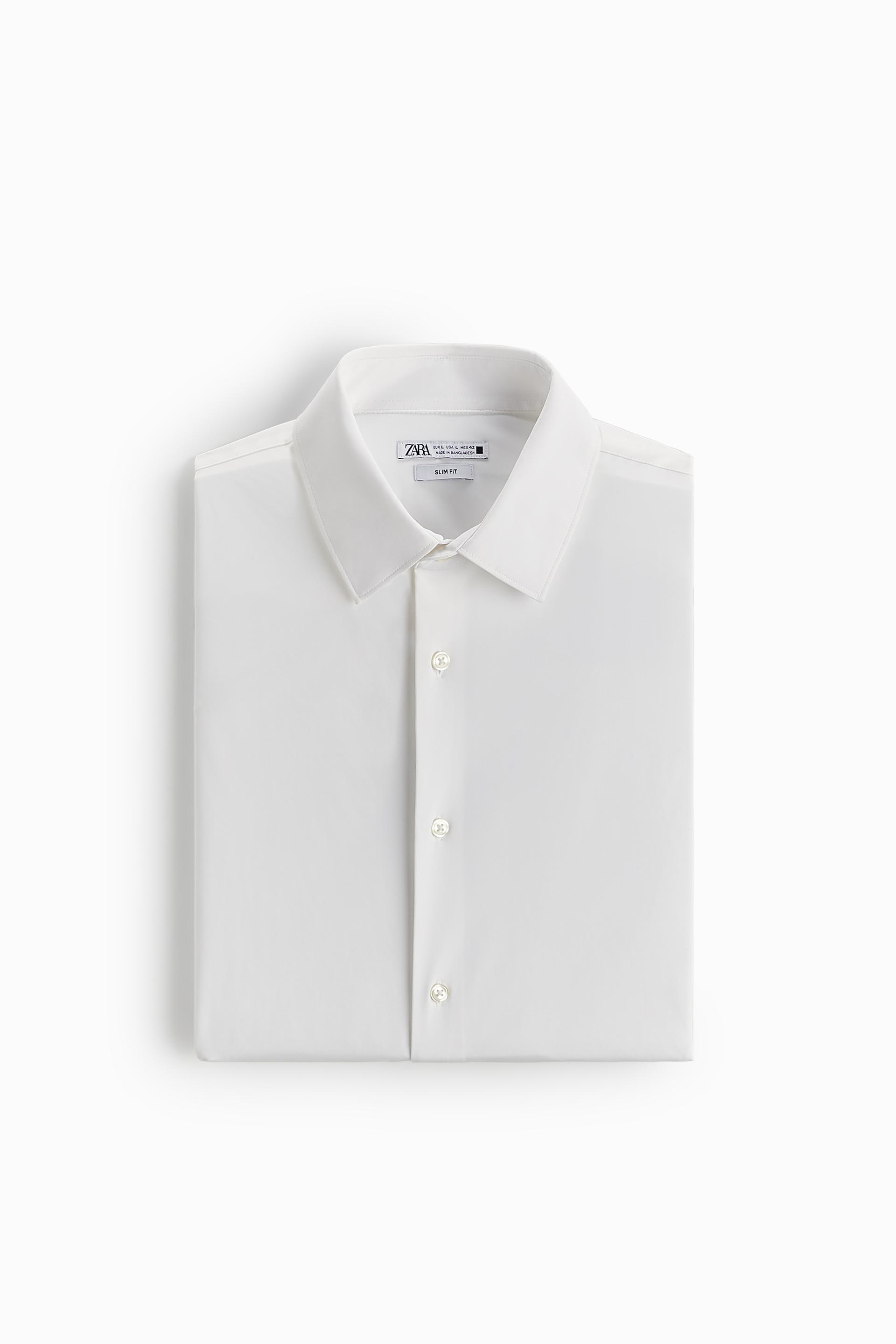 Slim fit shirt zara Clearance