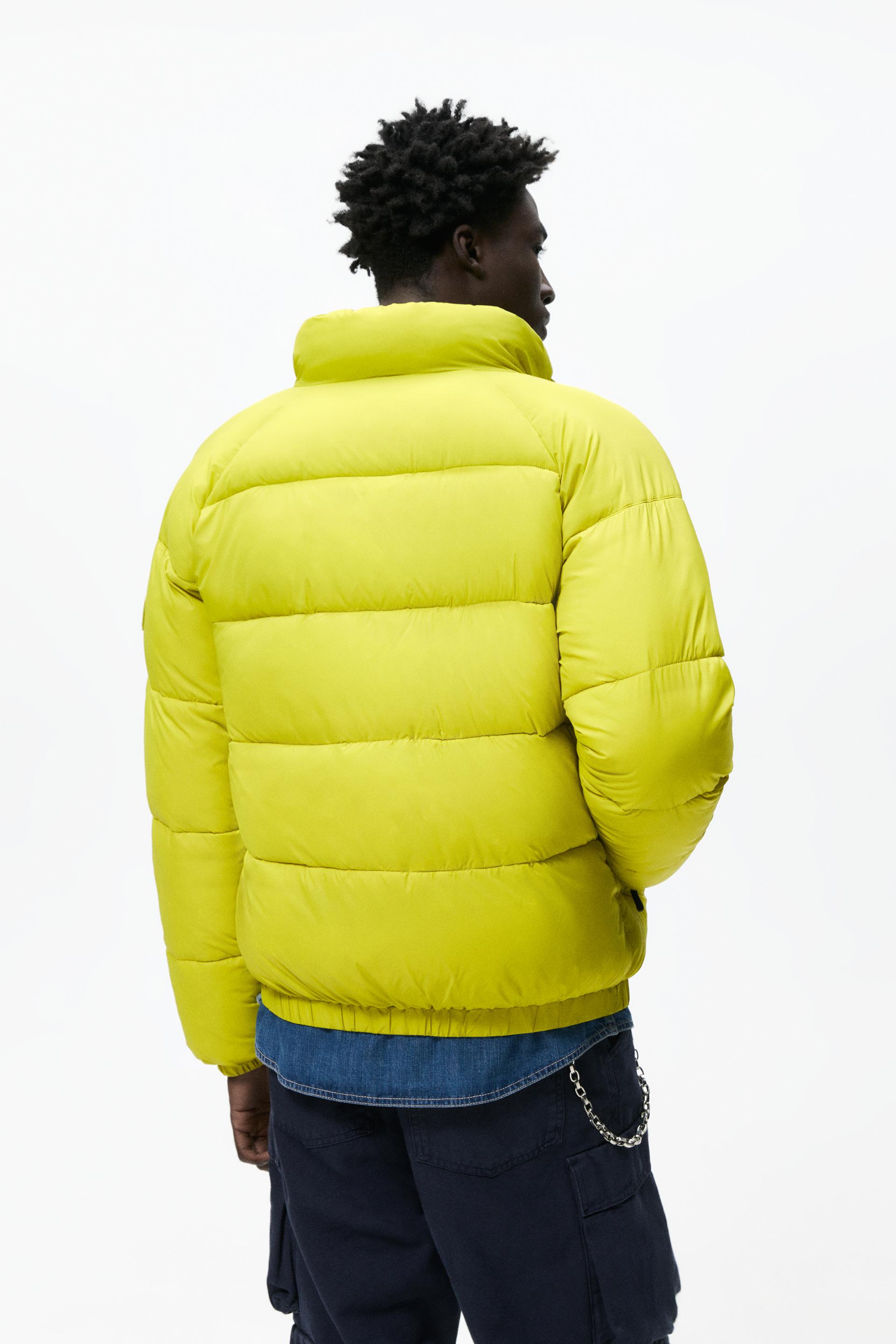 Zara - Water-Repellent Quilted Jacket - Lime - Men - Lime - Men