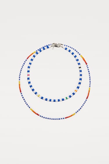 Image 0 of PACK OF BEAD NECKLACES from Zara