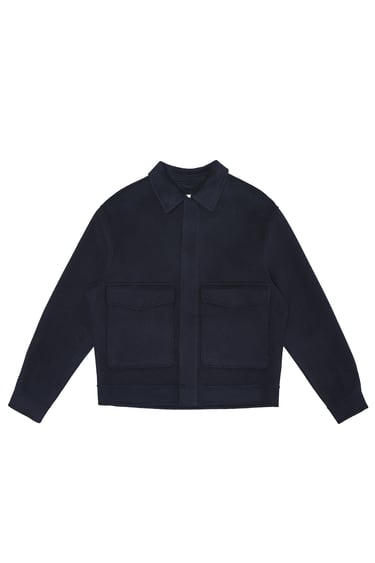 Image 0 of DOUBLE FACED WOOL JACKET from Zara