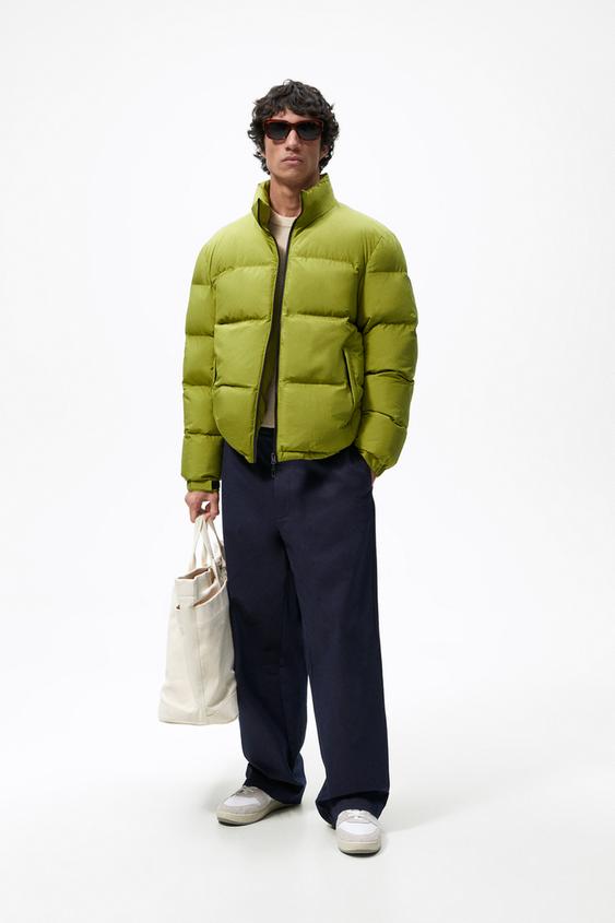 BASIC PUFFER JACKET - Pistachio | ZARA United States