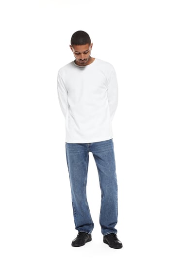 Image 0 of STRAIGHT FIT JEANS from Zara