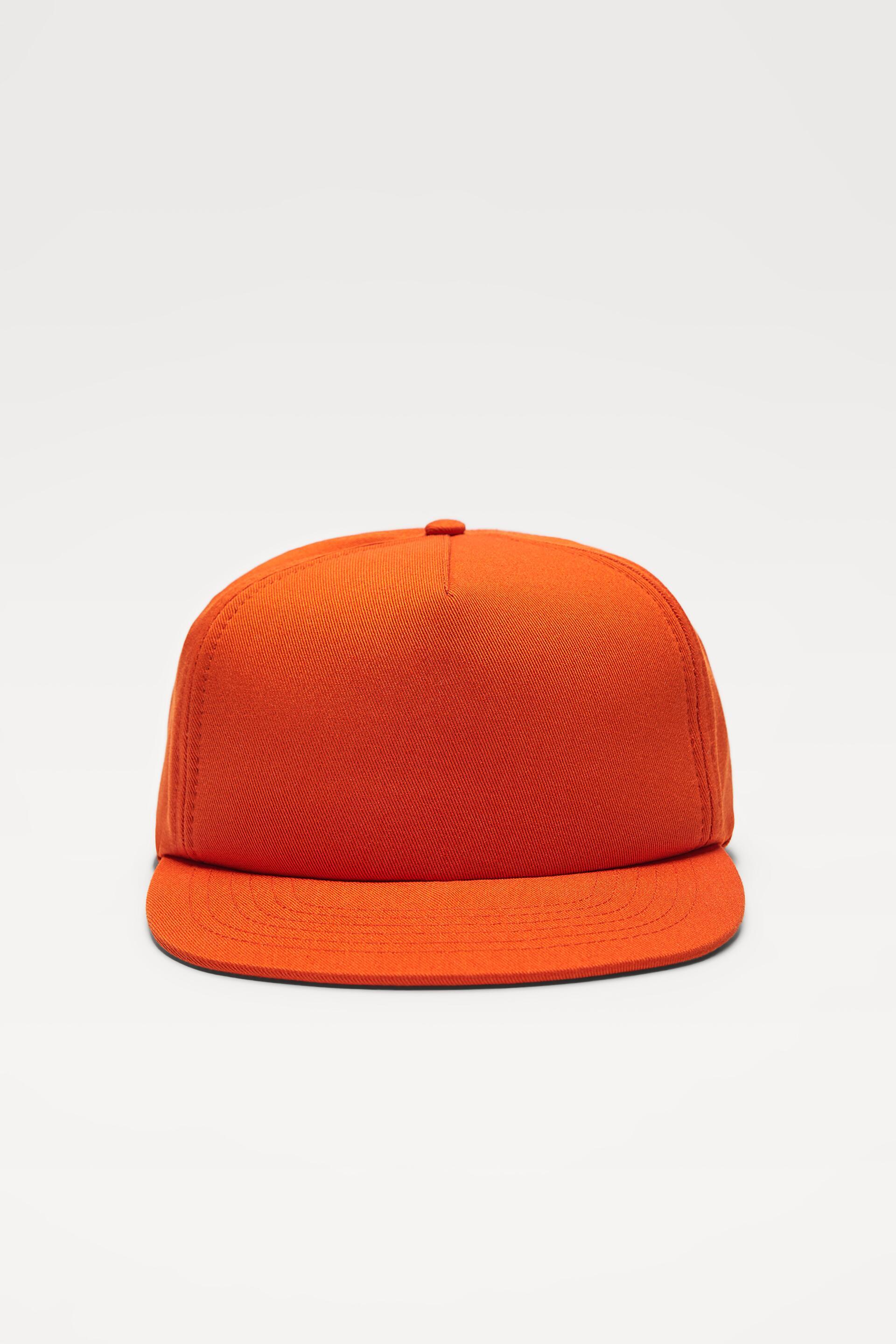 FLAT BRIM CAP - Burnt orange | ZARA 