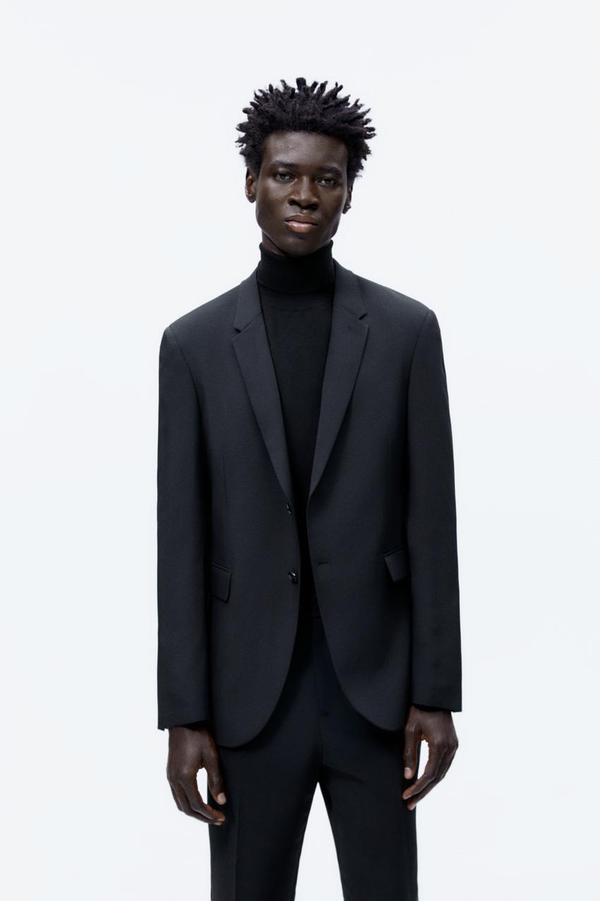 SUIT TECHNICAL BLAZER - Black | ZARA United Kingdom