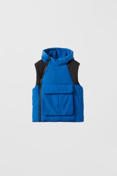 Image 0 of SPORTY QUILTED VEST from Zara