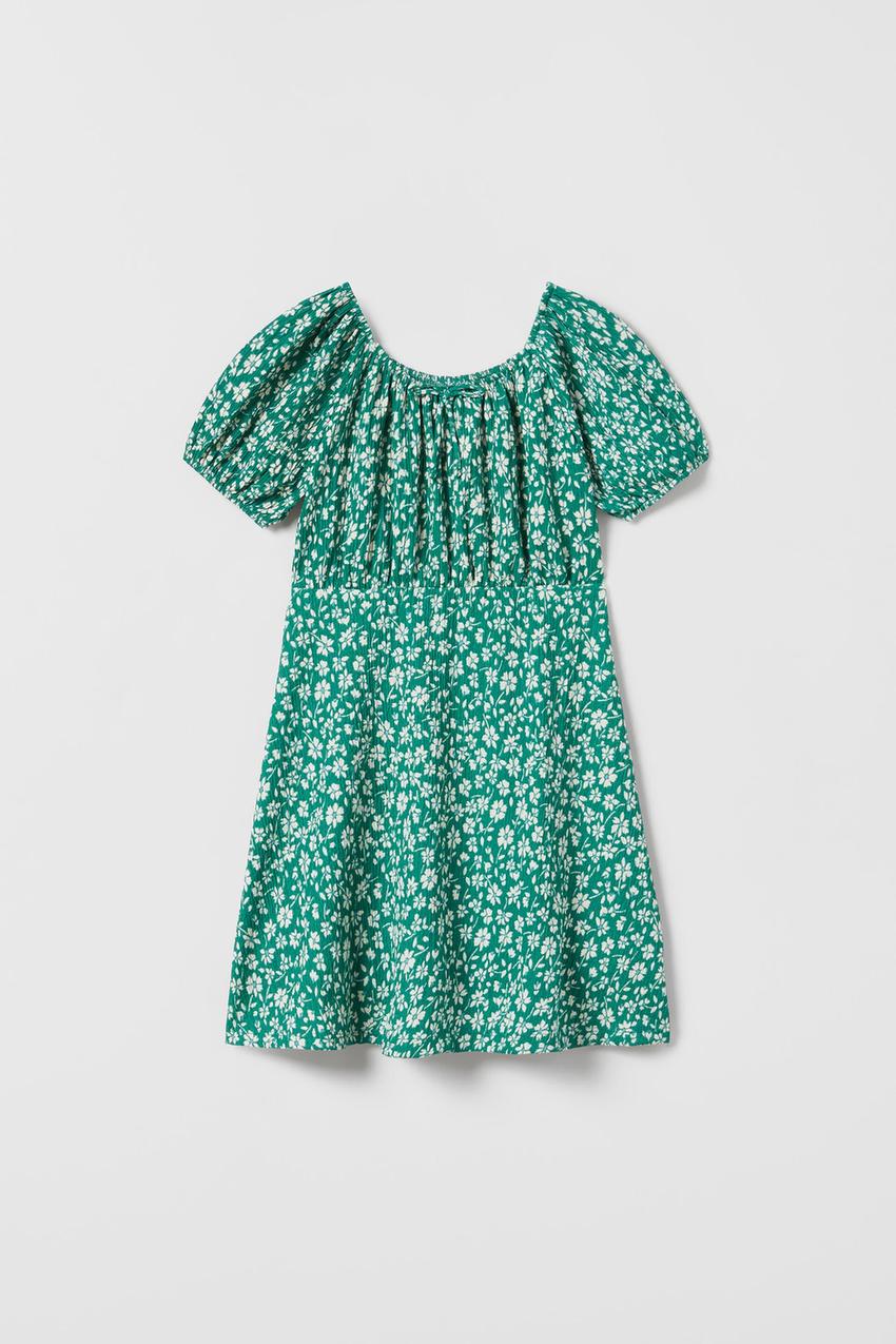 Bloemen jurk zara outlet