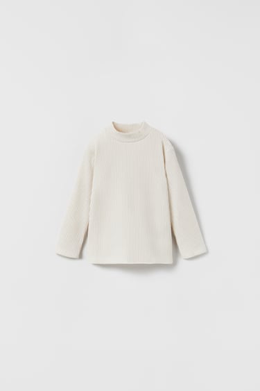 Image 0 of RIBBED SOFT TOUCH SHIRT from Zara