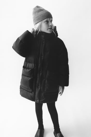 Image 0 of LONG DOWN PUFFER JACKET from Zara