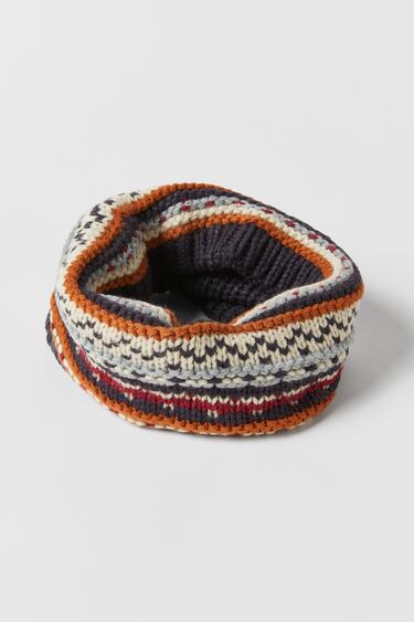 Image 0 of BABY/ JACQUARD KNIT SCARF from Zara