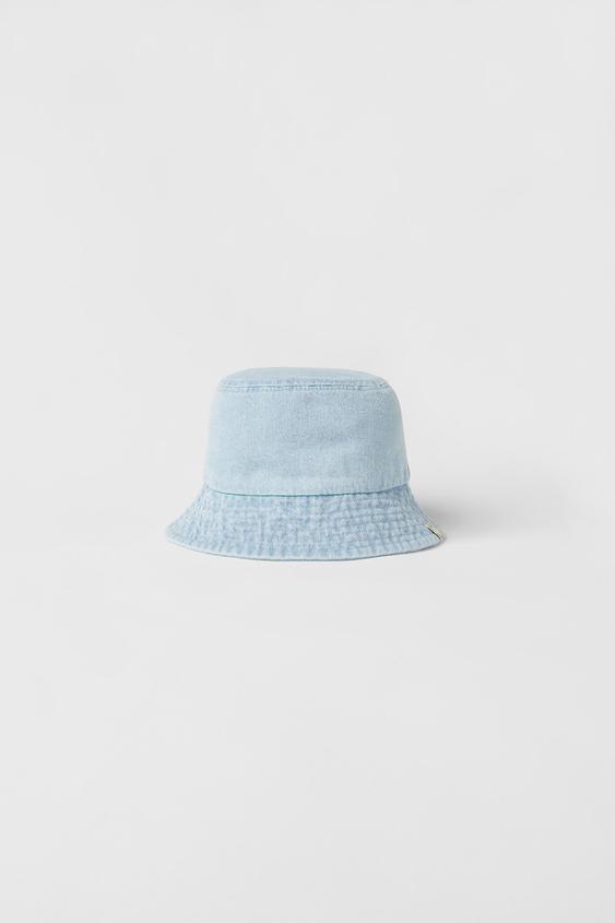 BABY/ DENIM BUCKET HAT - Blue | ZARA Turkey