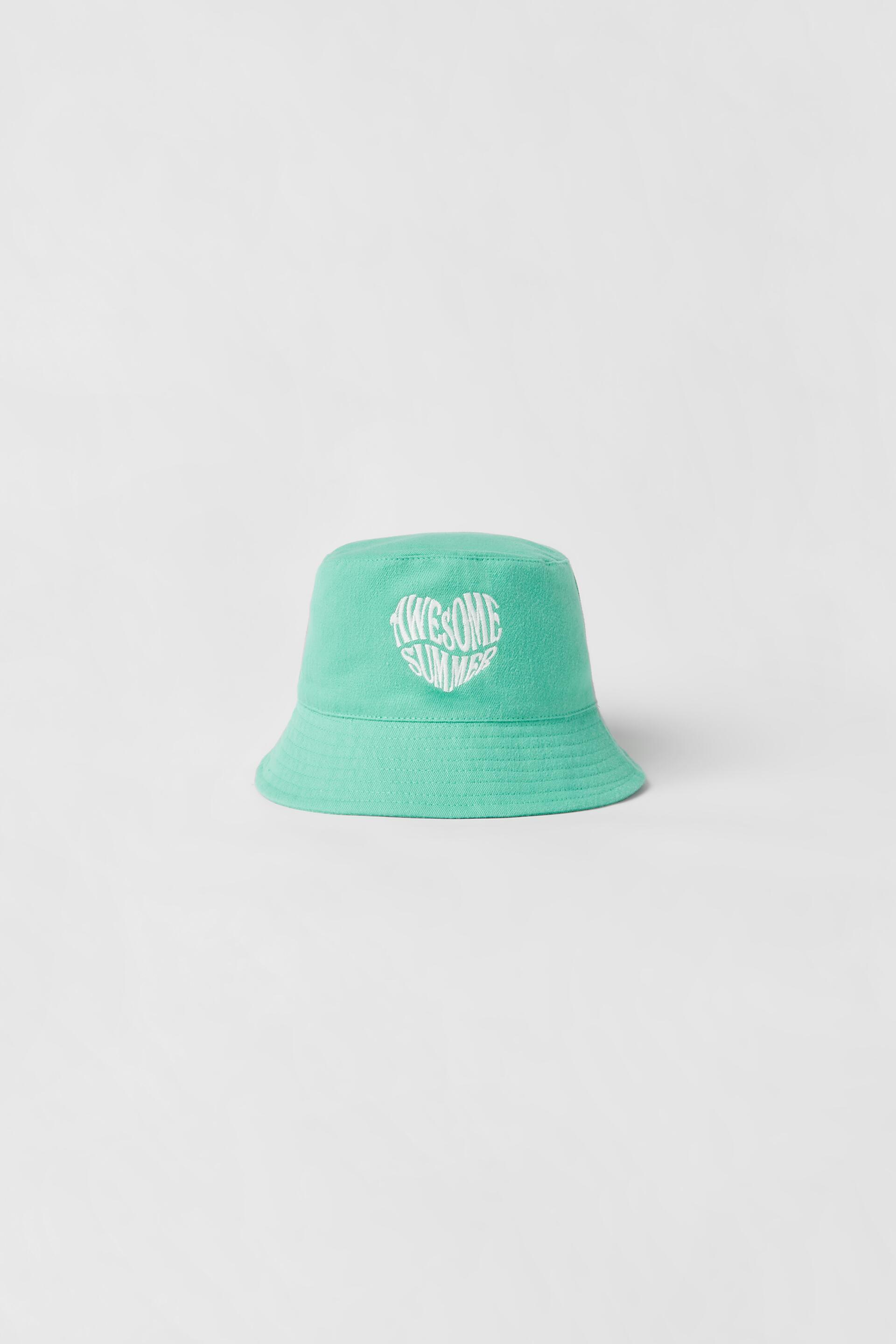 BABY/ EMBROIDERED BUCKET HAT - Violet 