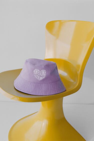 Image 0 of BABY/ EMBROIDERED BUCKET HAT from Zara