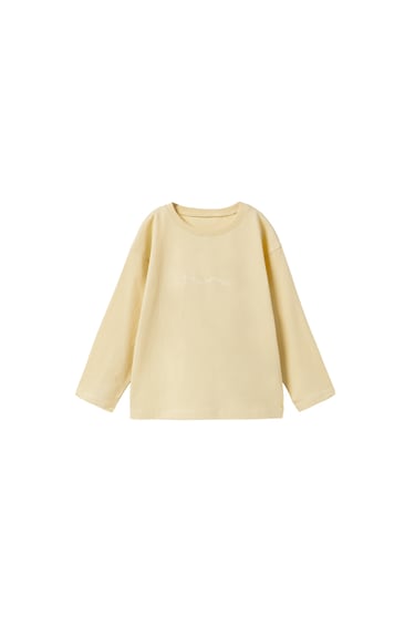 Image 0 of TEXT T-SHIRT from Zara