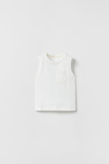 Image 0 of T-SHIRT WITH POCKET from Zara