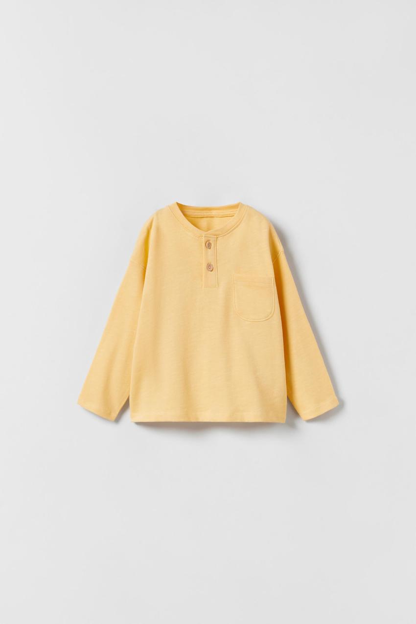 Zara henley t shirt outlet