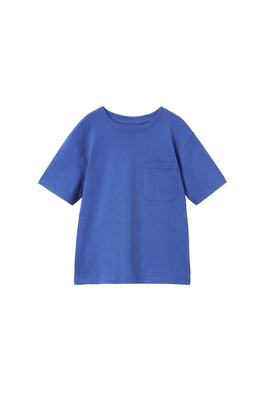 Image 0 of PLAIN T-SHIRT WITH POCKET from Zara