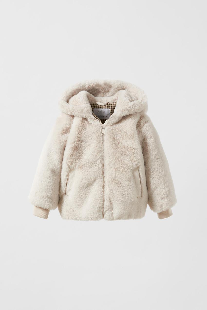 Zara cardigan faux fur Clearance