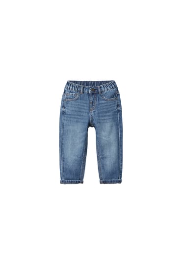Image 0 of LOW-FIT DRILLS JEANS from Zara