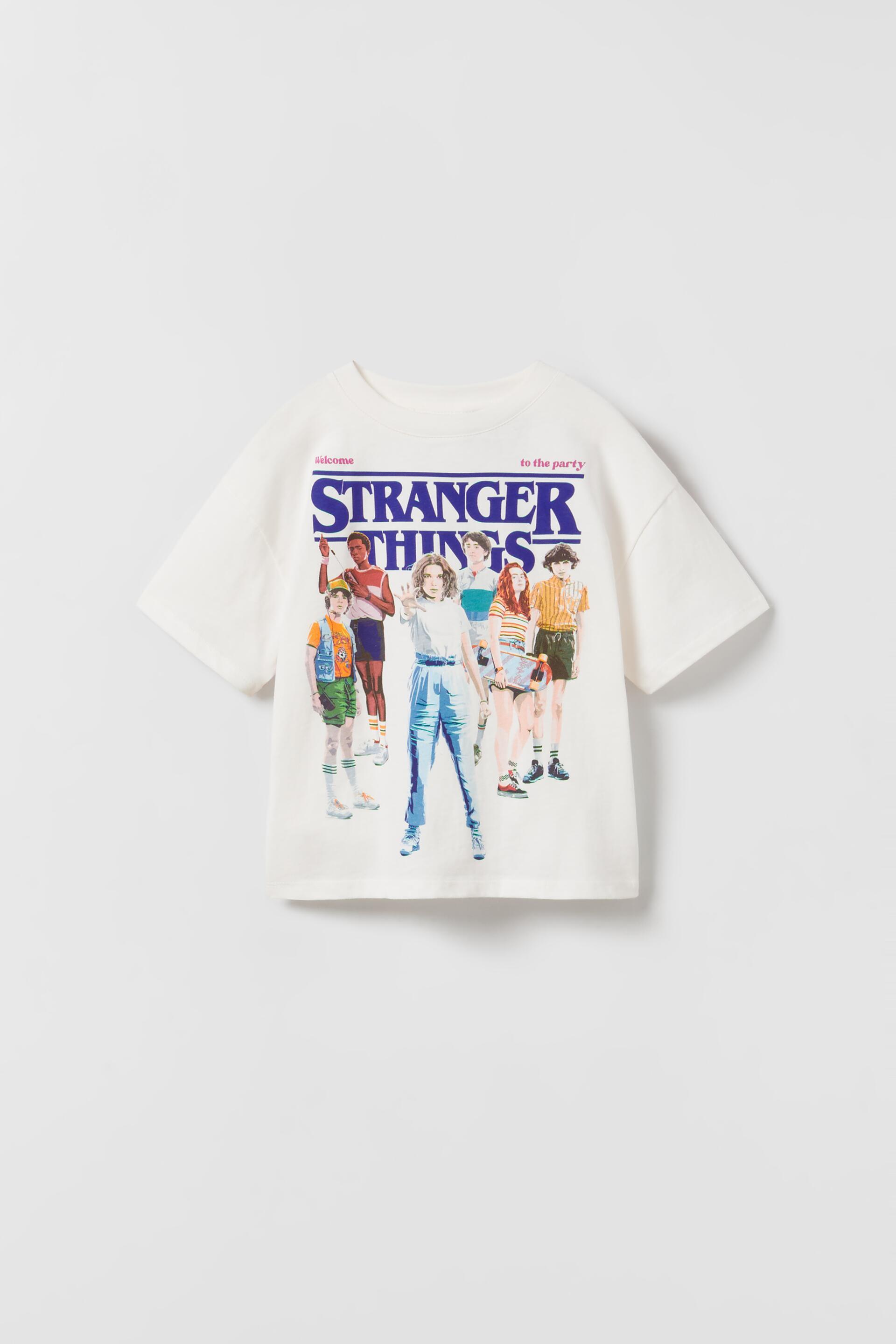 ストレンジャー シングス Tm C Netflix Tシャツ ホワイト Zara Japan 日本 ストレンジャー シングス Tm C Netflix Tシャツ ホワイト Zara Japan 日本