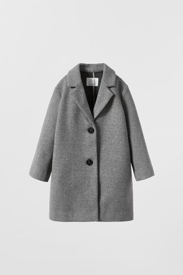 Image 0 of BASIC CLOTH COAT from Zara
