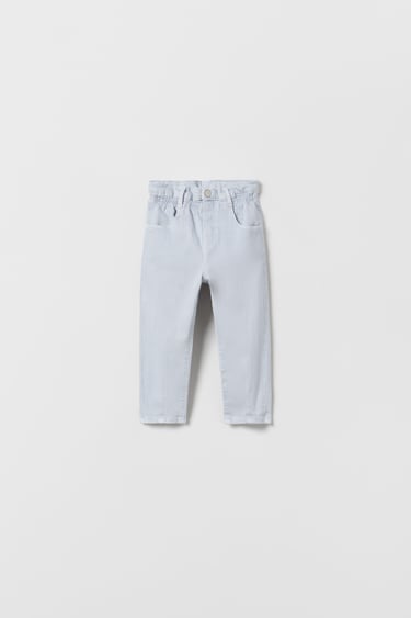 Image 0 of THE TWILL COMFORT JEANS from Zara