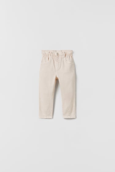 Image 0 of THE TWILL COMFORT JEANS from Zara