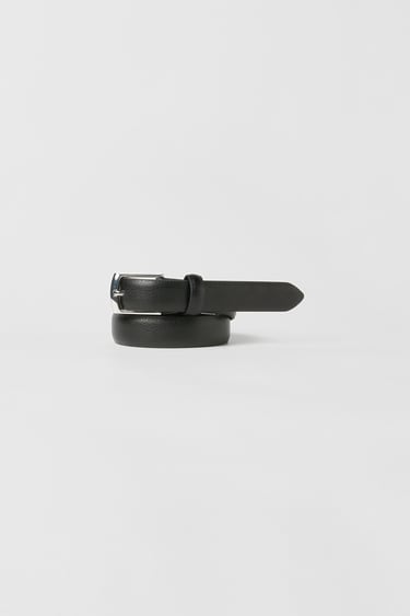 Image 0 of KIDS/ LEATHER BELT WITH BUCKLE from Zara