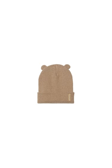 Image 0 of BABY/ RIBBED KNIT HAT WITH EARS from Zara