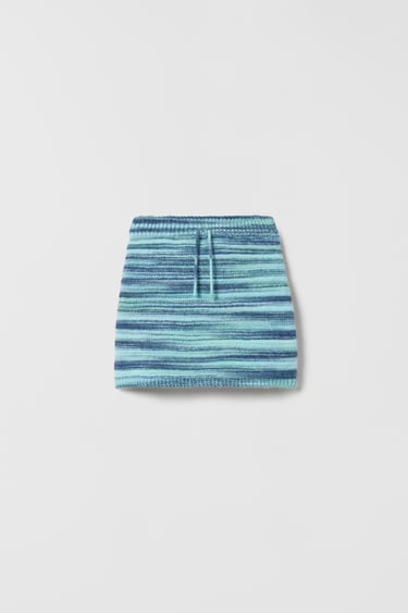 Image 0 of SPACE DYED KNIT SKIRT from Zara
