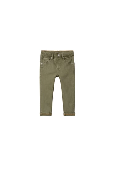 Image 0 of COLOURED SLIM FIT JEANS from Zara