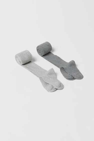 Image 0 of KIDS/ TWO-PACK OF PLAIN TIGHTS from Zara
