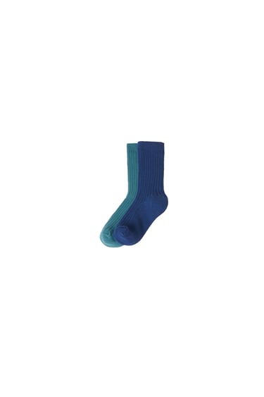 Image 0 of KIDS/ TWO-PACK OF RIBBED SOCKS from Zara