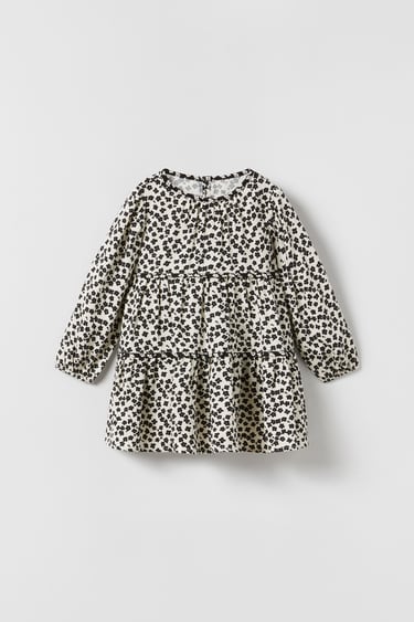 Image 0 of FLORAL PRINT PANELLED DRESS from Zara