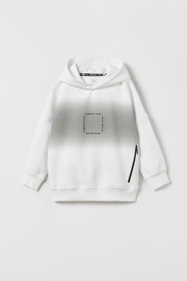 Image 0 of SPORTY OMBRÉ HOODIE from Zara