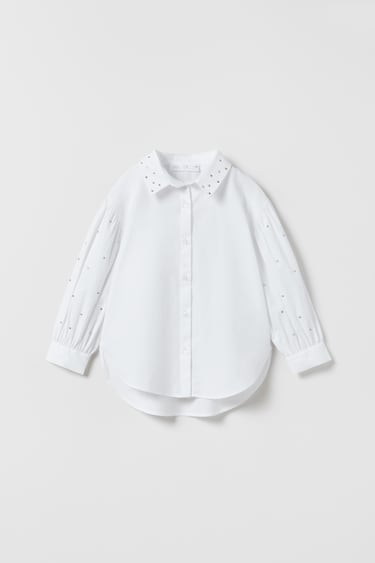 Image 0 of STUDDED SHIRT from Zara